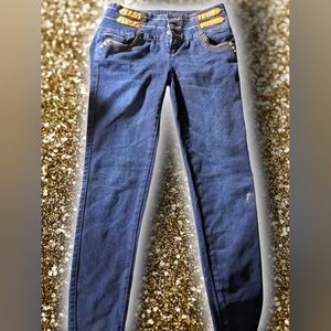 CLASH JEANS | high rise straight leg jeans